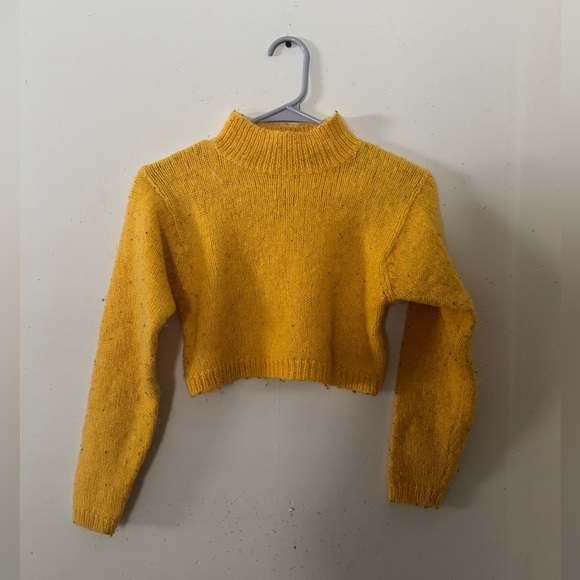 STEFANO INTERNATIONAL | Vintage Retro 80s 90s cropped sweater Sz Small - Picture 3 of 5